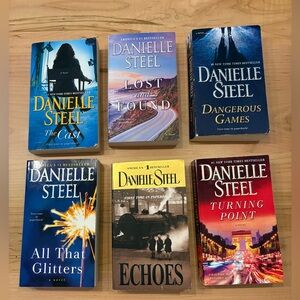 Danielle Steel Paperback Book Lot – 6 Titles, Bestseller Collection, Novel